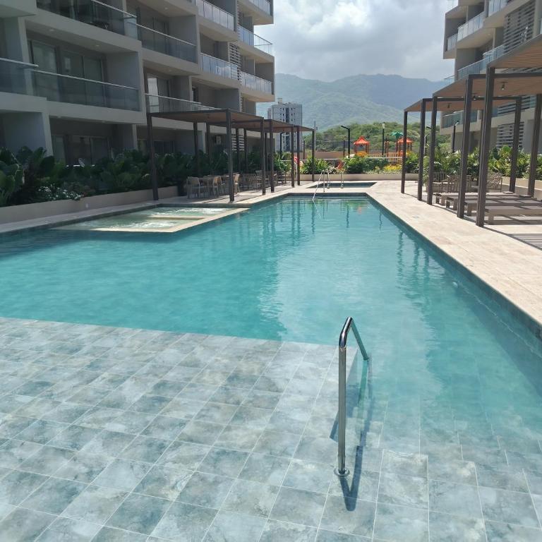 Apartamento con balcón y espectacular vista al mar en Terraz - Apartamento de 1 dormitorio - 49