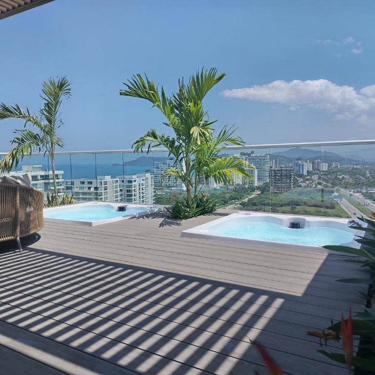 Apartamento con balcón y espectacular vista al mar en Terraz - Apartamento de 1 dormitorio - 1