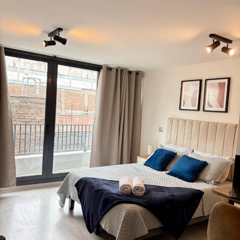 Cozy studio Paseo Bulnes y Moneda metro con Terraza - Apartamento de 1 dormitorio - 3