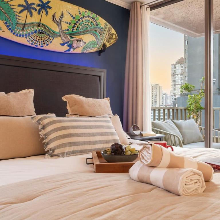 Smart 2D 1B Camas Rosen Terraza AC Alexa - Two-Bedroom Apartment - 11