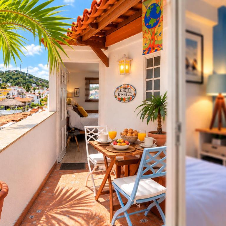 Le Petit Bonheur - Quiet - Rooftop - 3 min to Beach - One-Bedroom Apartment - 1