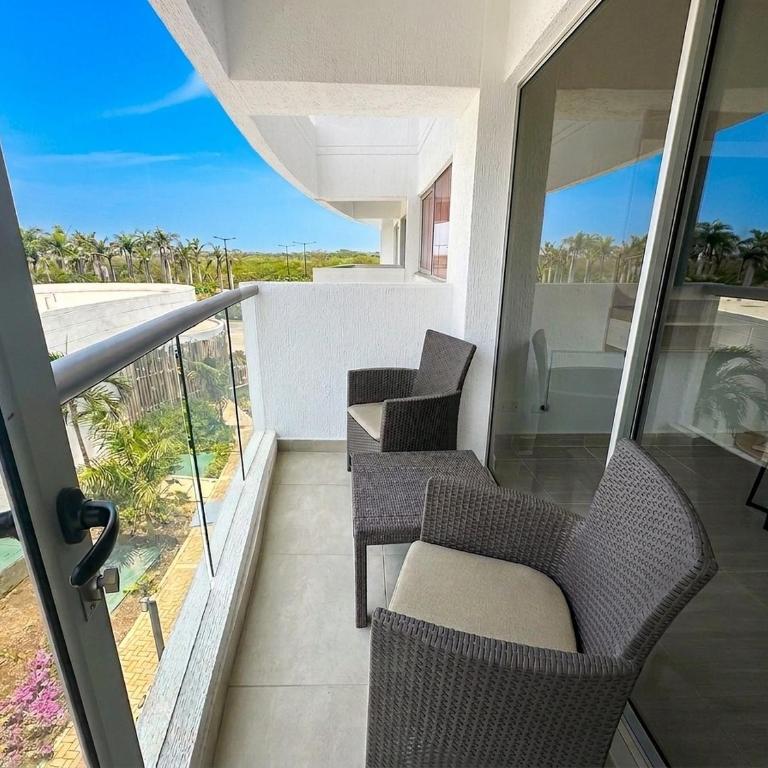TREVI Lujoso apto Piscina acceso en auto a playa Privada - Apartamento de 1 dormitorio - 14