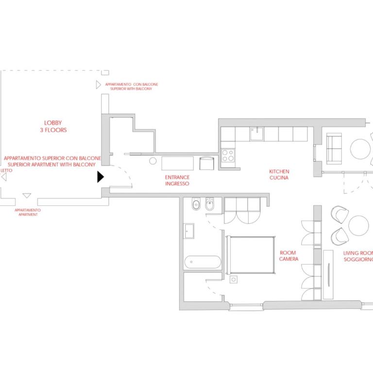 Ciao Bologna - Altabella Apartments - Superior Apartment with Balcony - 16