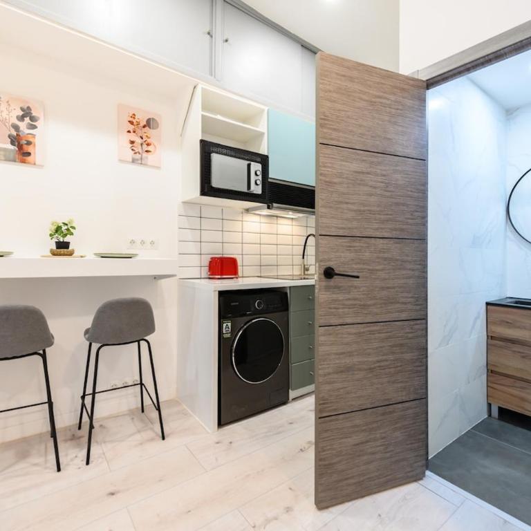 Marqués de Vadillo metro, junto a Madrid Río - Apartment mit 1 Schlafzimmer - 11