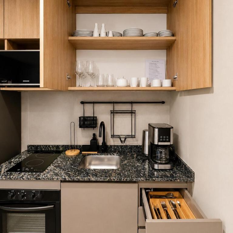 Monoambiente moderno con balcón - Nueva Córdoba - One-Bedroom Apartment - 12