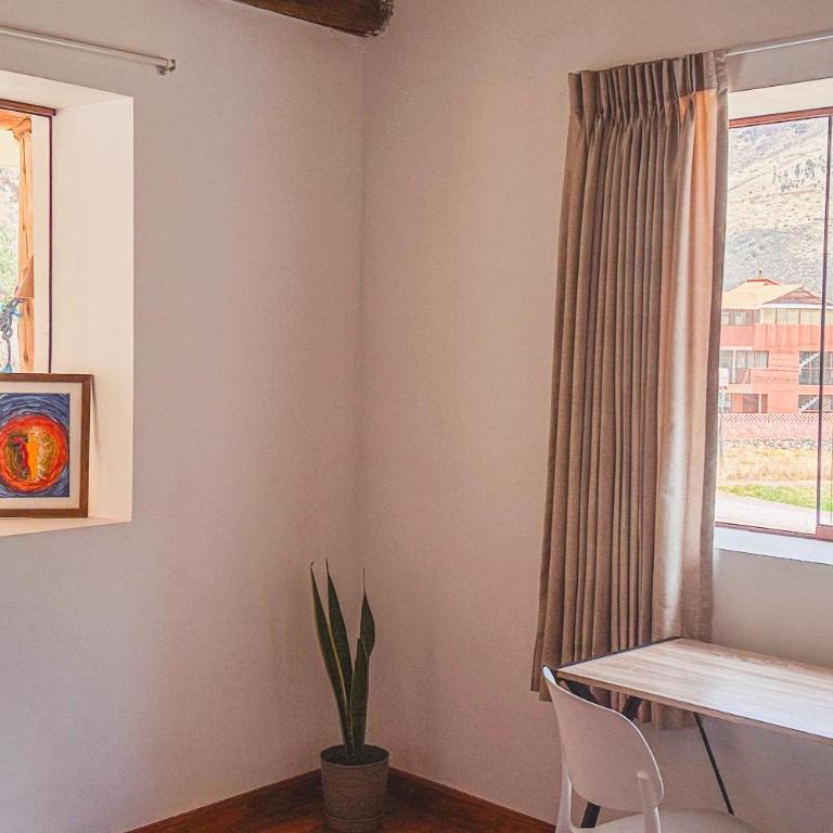 Creative Home in Rinconada Pisac - private rooms with shared garden & balcony - Habitación Doble con baño compartido - 10