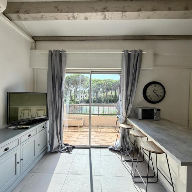Studio avec mezzanine, climatisé, accès privé golf - Apartamento - 5
