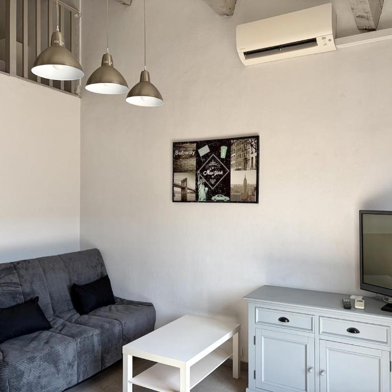 Studio avec mezzanine, climatisé, accès privé golf - Apartamento - 10