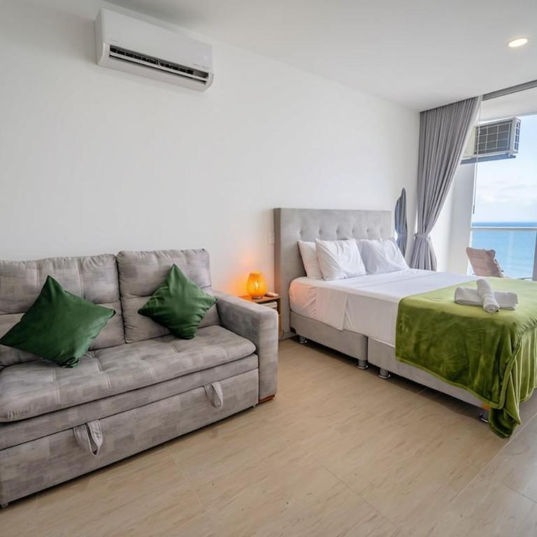 Vista al mar, acceso directo a playa y piscina - Apartamento de 1 dormitorio - 26