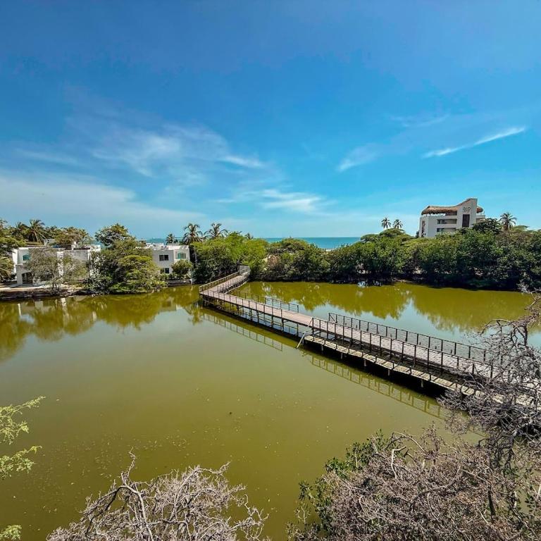 Vista al mar, acceso directo a playa y piscina - Apartamento de 1 dormitorio - 45