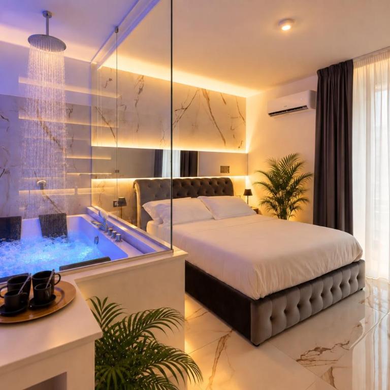 BELLINI JACUZZI SUITE Catania - Camera King con Balcone - 8