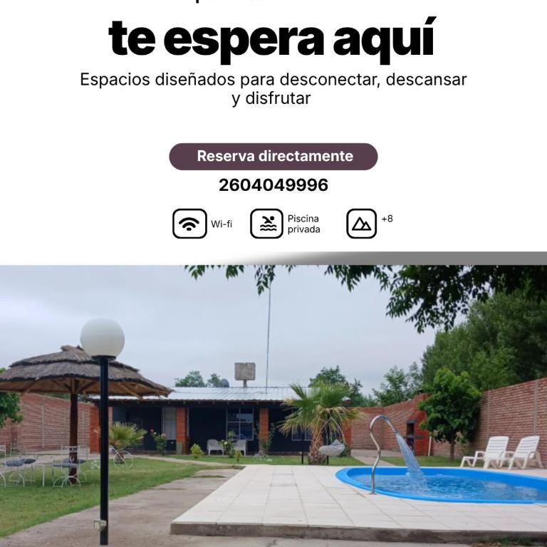 Casa con pileta - Casa con 1 dormitorio - 1