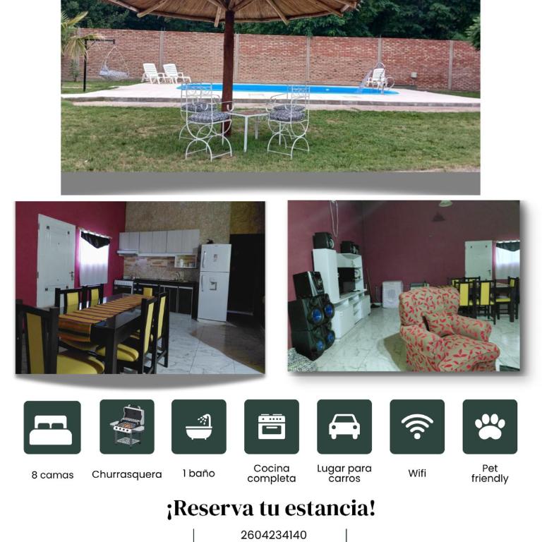 Casa con pileta - Casa con 1 dormitorio - 2
