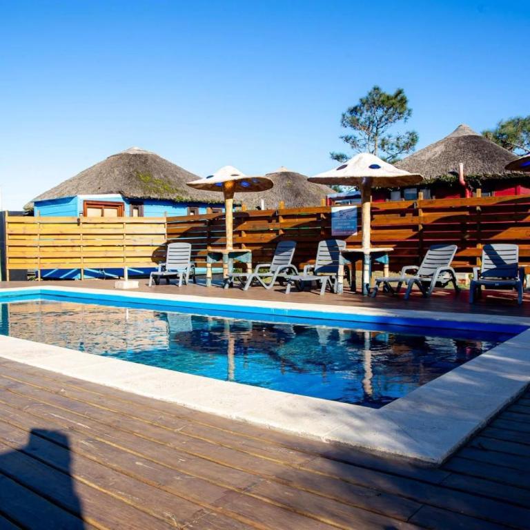 Cabaña Caribe Diseño único, piscina climatizada, parrillero y a 300 m de la playa Punta del Diablo - Casa con 1 dormitorio - 8