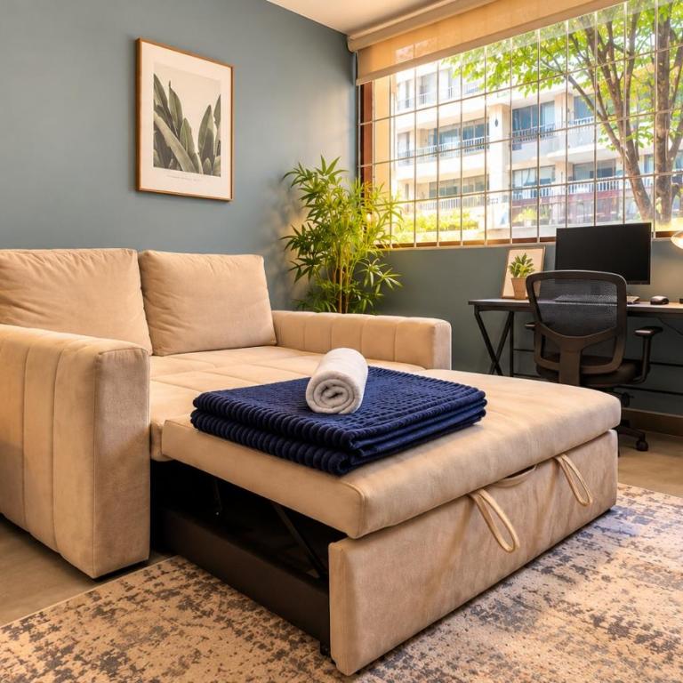 Villa Bamboo Oasis - NUJU Rentals Bogota - Apartamento con vistas al jardín - 8