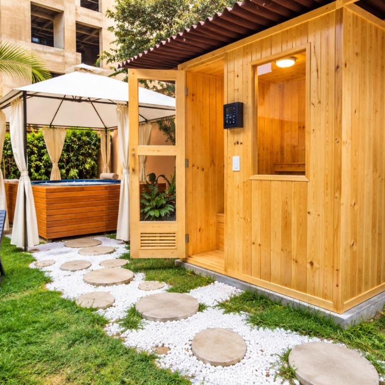 Villa Bamboo Oasis - NUJU Rentals Bogota - Apartamento con vistas al jardín - 13