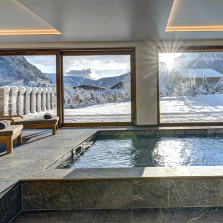 Chalet Juliette Pool Sauna Mountain Views - Chalet - 18