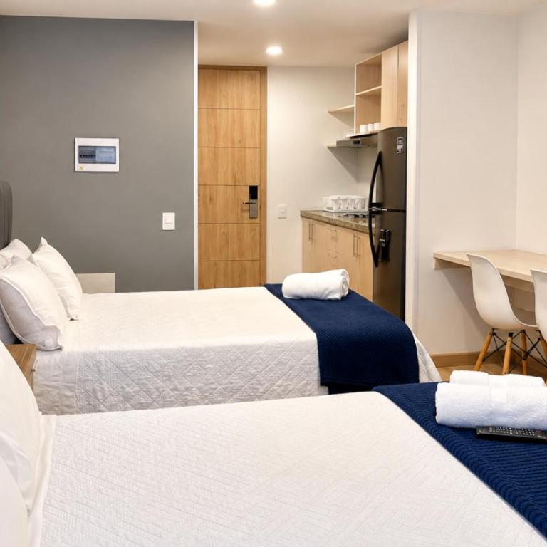 Refugio Familiar dos camas grandes Bogotá Downtown - Apartamento de 1 dormitorio - 10