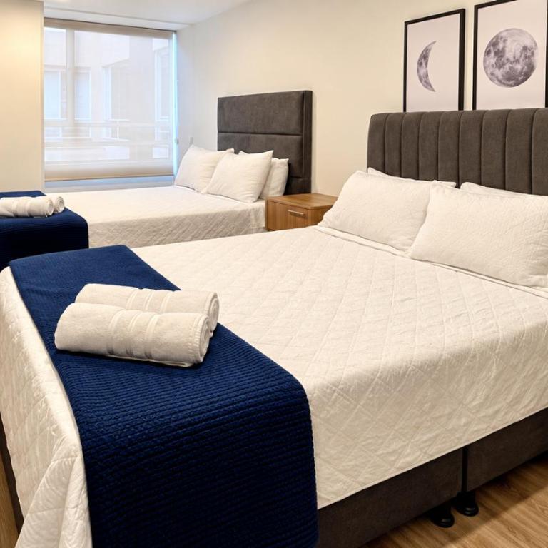 Refugio Familiar dos camas grandes Bogotá Downtown - Apartamento de 1 dormitorio - 11