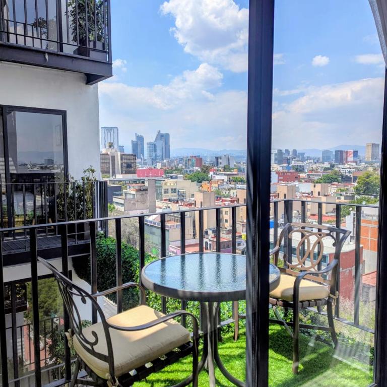 Loft Monumento Revolución - Reforma Terraza & Gym - Apartamento de 1 dormitorio - 5