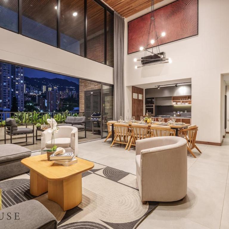 Loft de diseño, con vistas a la ciudad en el Poblado - Apartamento de 3 dormitorios - 43