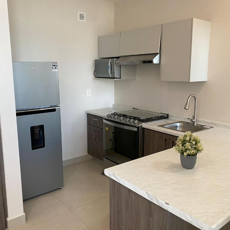 BarLó - Apartamentos de Lujo Arena Vive el Parque - Monterrey Arena - Parque Fundidora - Familienapartment mit 2 Schlafzimmern und Aussicht - 14