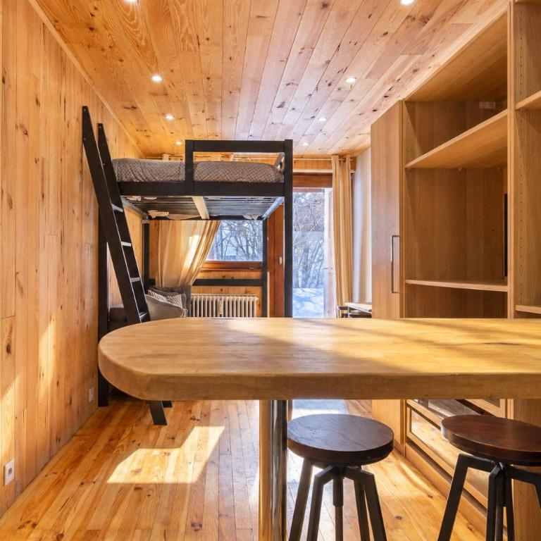 Séjour Ski à Val d'Isère - Résidence Les Crêts - Estudio con vistas al jardín - 9