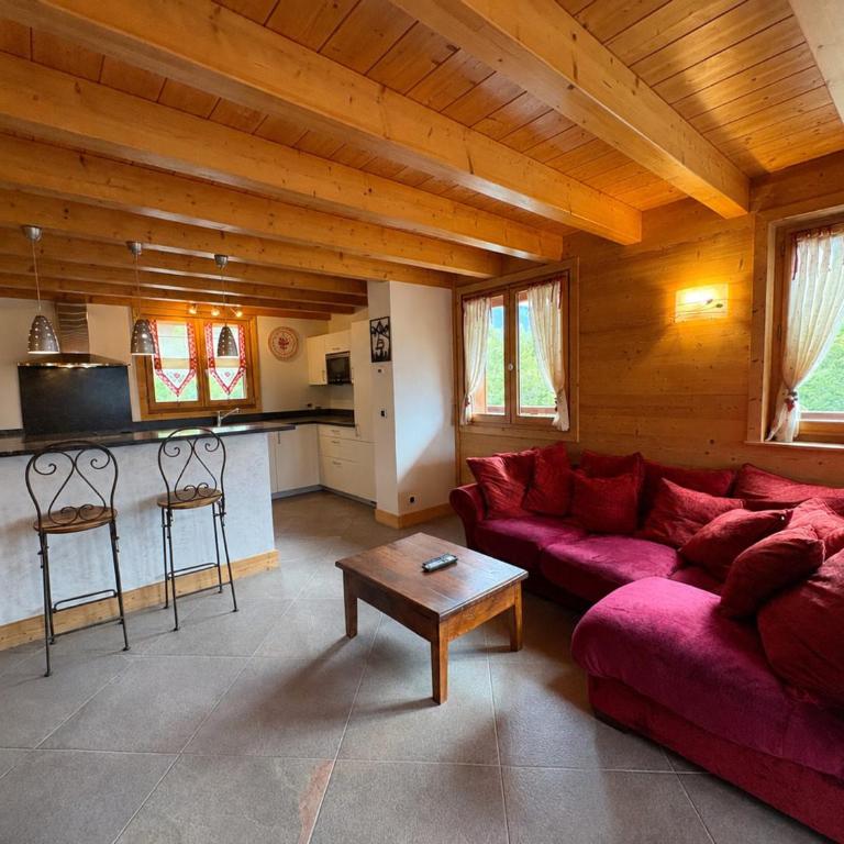 Chalet spacieux - 8 pers., vue montagne - FR-1-293-436 - Chalet - 8