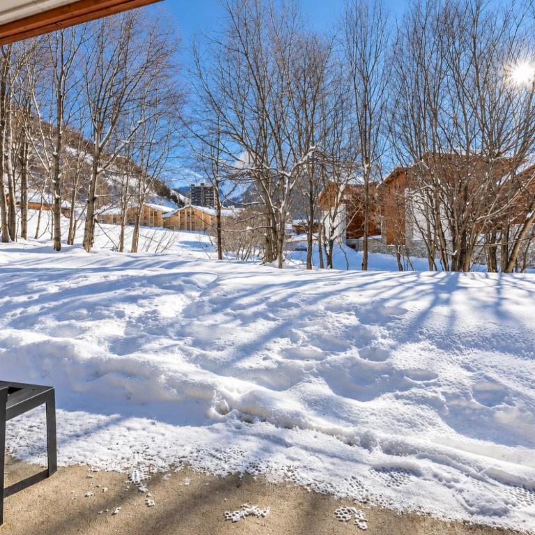 Séjour Ski à Val d'Isère - Résidence Les Crêts - Estudio con vistas al jardín - 3