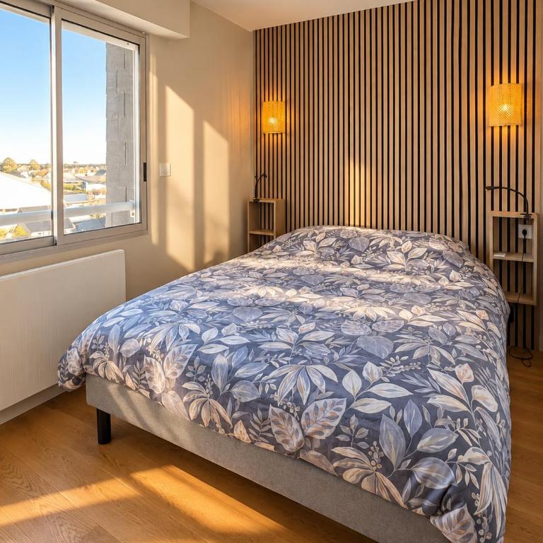 ABACA - Escapade lumineuse avec aperçu mer et parking privé - Apartment mit 2 Schlafzimmern, einem Balkon und Meerblick - 31