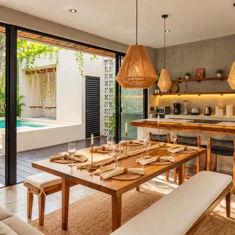 Elegant boho Tulum villa 3 pools and jacuzzi - Maison de Vacances - 7