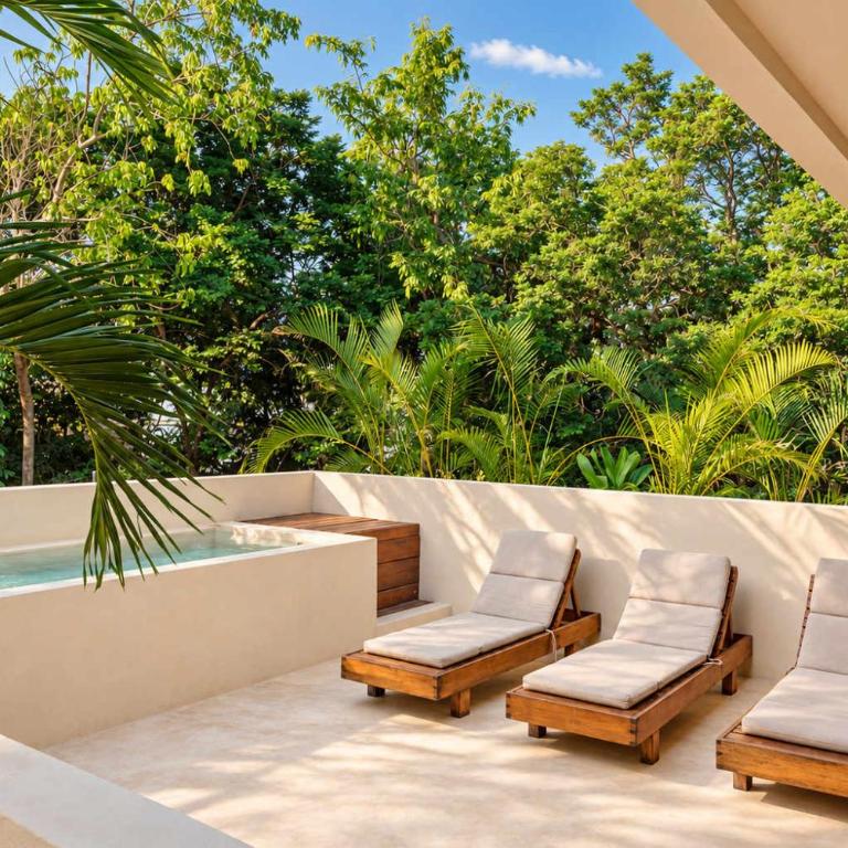 Elegant boho Tulum villa 3 pools and jacuzzi - Maison de Vacances - 24