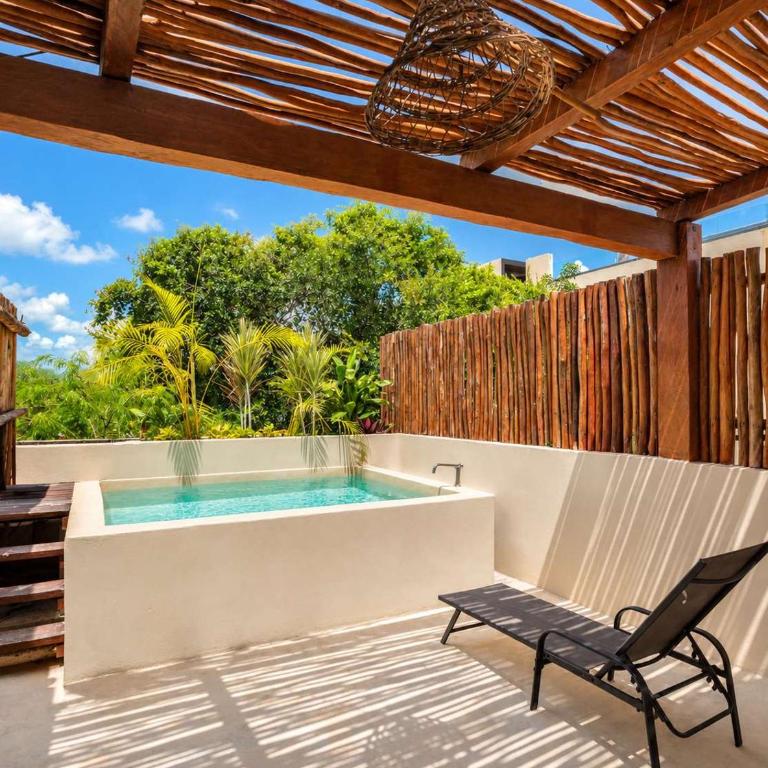 Elegant boho Tulum villa 3 pools and jacuzzi - Maison de Vacances - 35