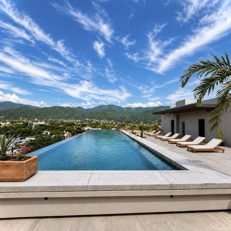 Loft moderno versalles rooftop & Infinity pool - One-Bedroom Apartment - 3