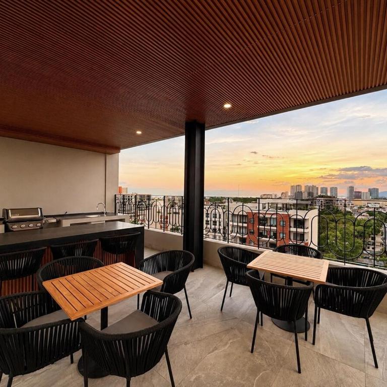 Loft moderno versalles rooftop & Infinity pool - One-Bedroom Apartment - 7