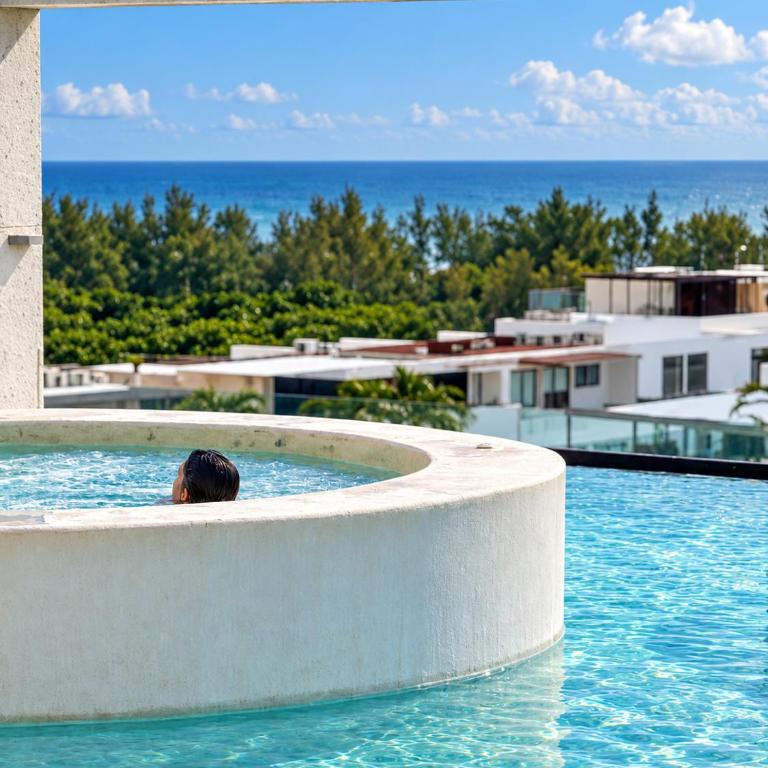Luxury Condo for 4 Rooftop Pool Near 5th Ave playa de carmen - Apartment mit 1 Schlafzimmer - 1