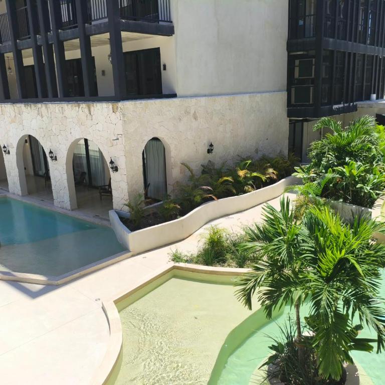 Santuario de Selva con Balcón Privado & Rooftops - Apartment mit 1 Schlafzimmer und Balkon - 36