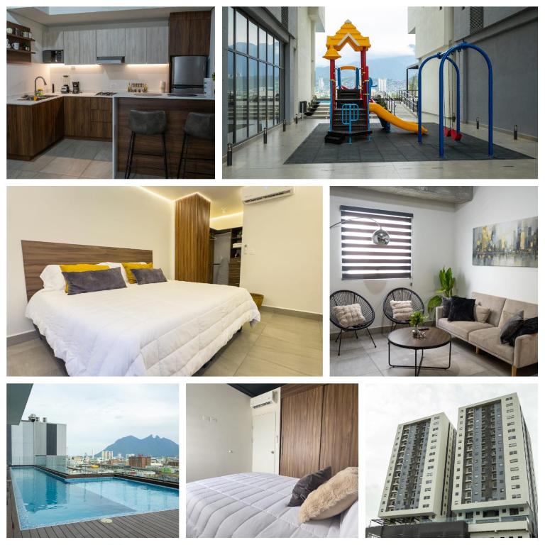 Depa moderno en Centro MTY Alberca Gym Metro - Apartamento - 7