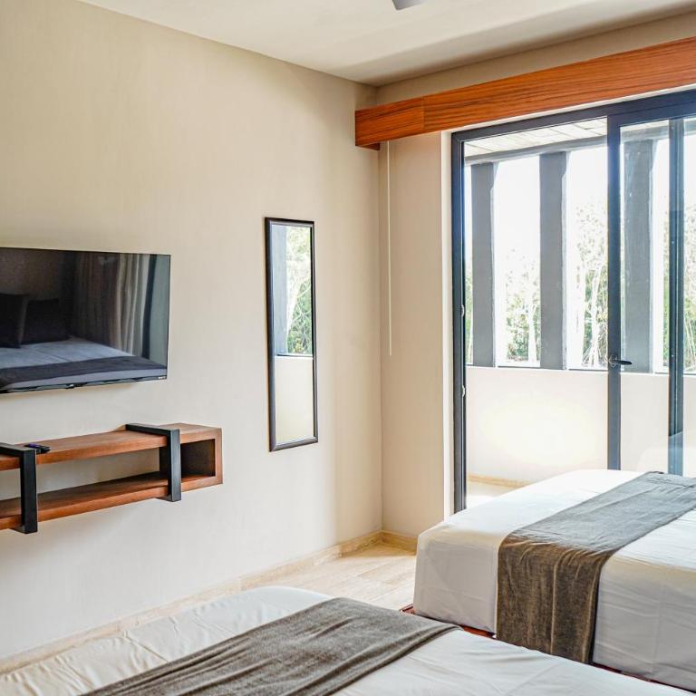 Santuario de Selva con Balcón Privado & Rooftops - Apartment mit 1 Schlafzimmer und Balkon - 14