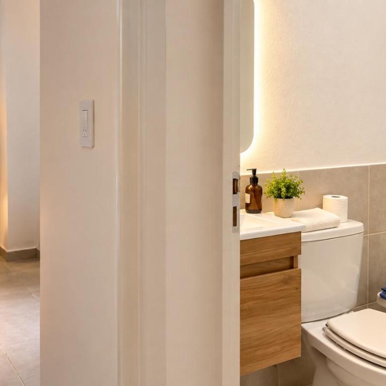 Depto San Cayetano, para 3 personas c 2 camas, cochera privada, Gral Roca - Apartamento de 1 dormitorio - 14