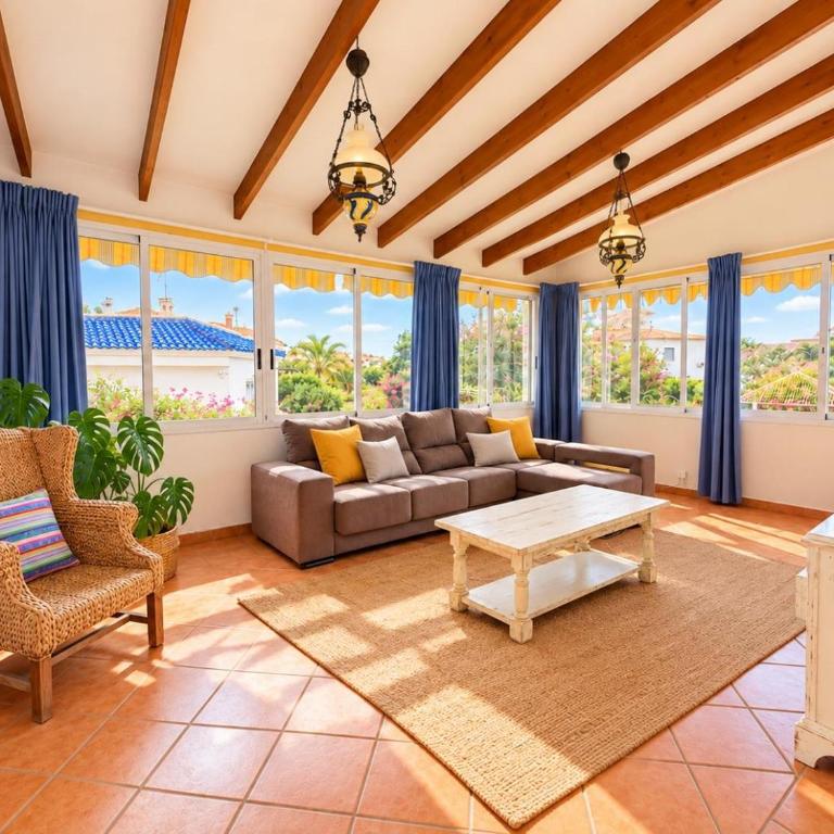 Casa de Playa con Piscina Estilo Rústico - Casa de 3 dormitorios - 6