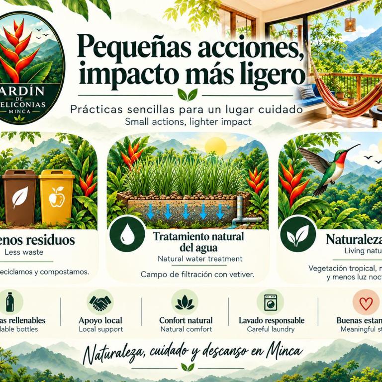 Jardín de Heliconias - Eco apartment in Minca - Apartamento Deluxe de 1 dormitorio con vistas al jardín - 22