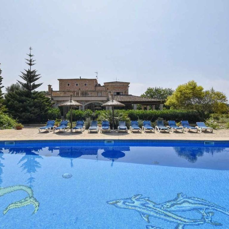 Amplia casa de campo con piscina y aire ac 18 pers - Maison 7 Chambres - 5