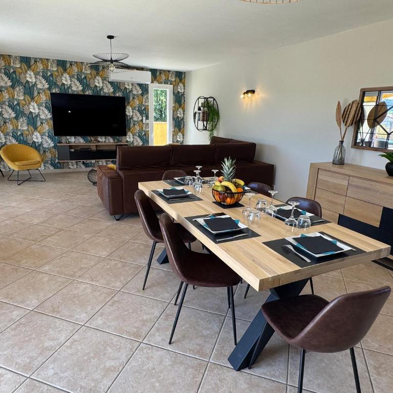 L'Oasis Ardéchois - Three-Bedroom Villa - 6