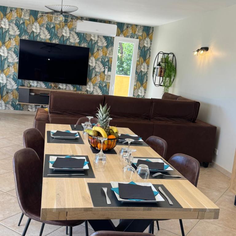 L'Oasis Ardéchois - Three-Bedroom Villa - 12