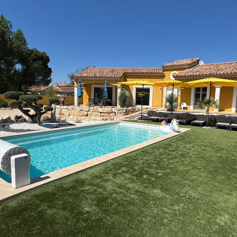 L'Oasis Ardéchois - Three-Bedroom Villa - 17