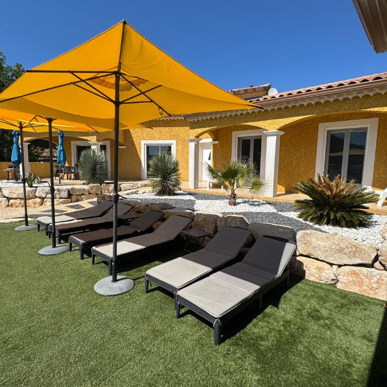 L'Oasis Ardéchois - Three-Bedroom Villa - 19