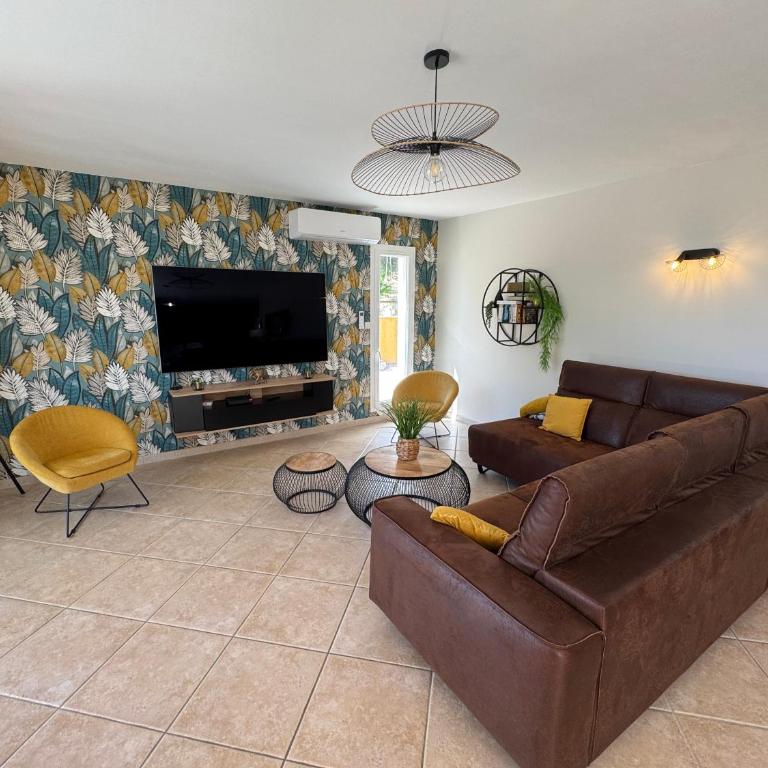 L'Oasis Ardéchois - Three-Bedroom Villa - 21