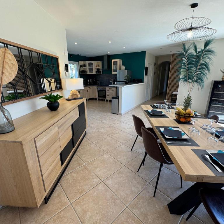 L'Oasis Ardéchois - Three-Bedroom Villa - 40