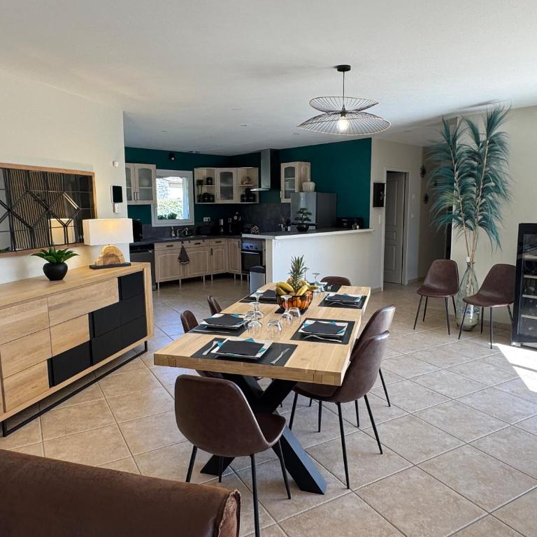 L'Oasis Ardéchois - Three-Bedroom Villa - 42